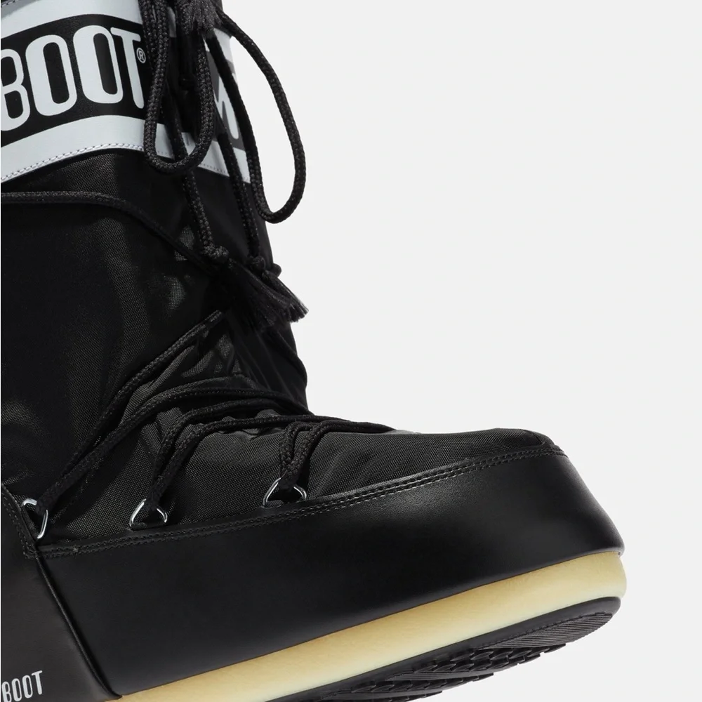 🎉HP🎉Moon Boot Icon Black Nylon Boots - Picture 3 of 5